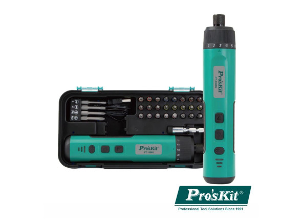 Aparafusadora/Ferramenta PROSKIT   Aparafusadora Elétrica S/ Fios 3.6V 320RPM 5.5Nm