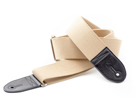  Correia para guitarra / baixo/Otros cinturones RightOn  Correia Roadrunner Cream Basic Beige 026