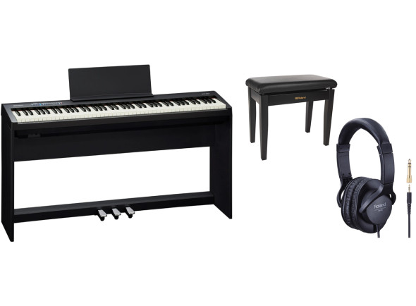 Roland FP30 Pianos digitales móviles Roland FP-30X Black Edition Home Piano Deluxe Pack Ex Roland FP30 Pianos digitales móviles Roland FP-30X Black Edition Home Piano Deluxe Pack Ex