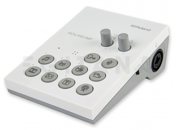 Roland Video Mesa de mistura digital/Interface de Audio USB Streaming de mezclador Roland GO:LIVECAST para smartphones B-Stock Roland Video Mesa de mistura digital/Interface de Audio USB Streaming de mezclador Roland GO:LIVECAST para smartphones B-Stock