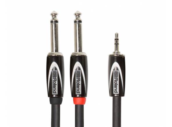 Roland RCC- Cabo de Instrumento/Cables de Audio <b>Roland RCC-10-3528</b> Cabo Jack Duplo mono/Mini-Jack stereo 3m <b>Garantia Vitalícia</b> Roland RCC- Cabo de Instrumento/Cables de Audio <b>Roland RCC-10-3528</b> Cabo Jack Duplo mono/Mini-Jack stereo 3m <b>Garantia Vitalícia</b>