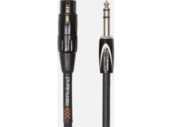 Roland RCC- Cabo de microfone/Cables XLR y Micrófono <b>Roland RCC-3-TRXF</b> Cabo XLR femea/Jack stereo balanceado 1m <b>Garantia Vitalícia</b> Roland RCC- Cabo de microfone/Cables XLR y Micrófono <b>Roland RCC-3-TRXF</b> Cabo XLR femea/Jack stereo balanceado 1m <b>Garantia Vitalícia</b>