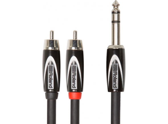 Roland RCC- Cabo de Instrumento/Cables de Audio <b>Roland RCC-5-TR2R</b> Cabo RCA Duplo/Jack stereo 1.5m <b>Garantia Vitalícia</b> Roland RCC- Cabo de Instrumento/Cables de Audio <b>Roland RCC-5-TR2R</b> Cabo RCA Duplo/Jack stereo 1.5m <b>Garantia Vitalícia</b>