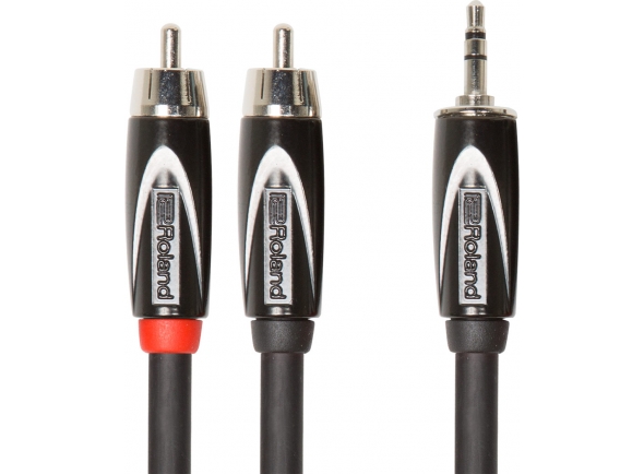 Roland RCC- Cabo de Instrumento/Cables de Audio <b>Roland RCC-10-352R</b> Cabo RCA Duplo/Mini-jack stereo 3m <b>Garantia Vitalícia</b> Roland RCC- Cabo de Instrumento/Cables de Audio <b>Roland RCC-10-352R</b> Cabo RCA Duplo/Mini-jack stereo 3m <b>Garantia Vitalícia</b>