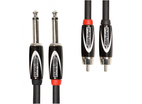 Roland RCC- Cabo de Instrumento/Cables de Audio <b>Roland RCC-3-2R28</b> Cabo Jack Duplo mono/RCA Duplo 1m <b>Garantia Vitalícia</b> Roland RCC- Cabo de Instrumento/Cables de Audio <b>Roland RCC-3-2R28</b> Cabo Jack Duplo mono/RCA Duplo 1m <b>Garantia Vitalícia</b>