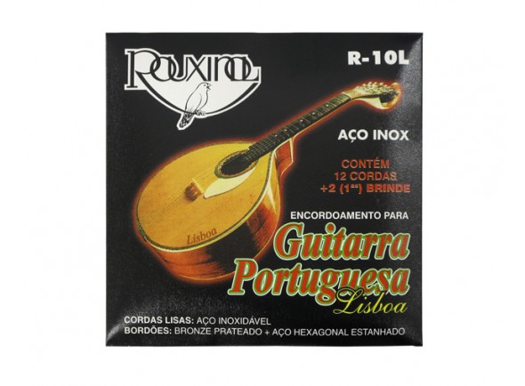 Cuerdas para guitarra portuguesa Rouxinol Jogo de Cordas Guitarra Portuguesa R10L Lisboa