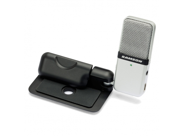 Microfone Condensador/Micrófonos USB Samson Go Mic Portable USB Condenser Microphone