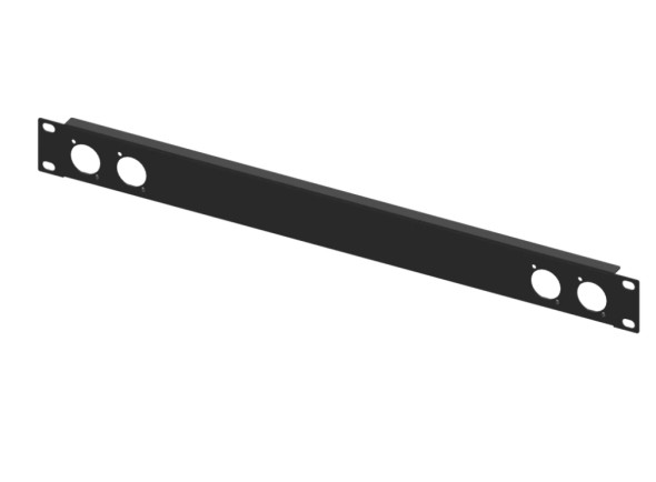 Rack /Componentes para Rack y Estuches Santosom HARDWARE Rack Panel 1U, 4 D-Size (2+2)