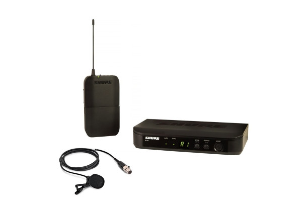 Microfones sem fio Shure BLX Micrófonos Inalámbricos Solapa Shure BLX14E/CVL K3E: 606-630 MHz Microfones sem fio Shure BLX Micrófonos Inalámbricos Solapa Shure BLX14E/CVL K3E: 606-630 MHz