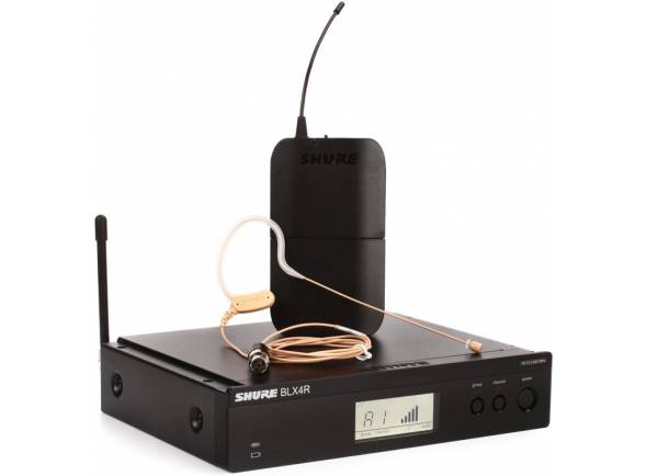 Microfones sem fio Shure BLX Microfone Headset/Micrófonos Inalámbricos Diadema Shure BLX14R/MX53 Microfones sem fio Shure BLX Microfone Headset/Micrófonos Inalámbricos Diadema Shure BLX14R/MX53