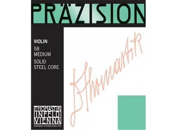 instrumentos de cuerda Thomastik Prazision Violin 58 Medium Solid Steel Core