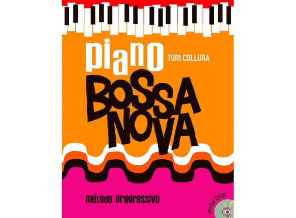 metodo para aprender Turi Collura   PIANO BOSSA NOVA  Livro/DVD 