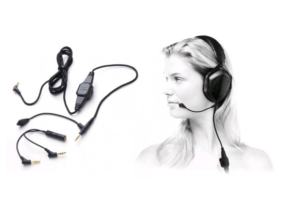 Acessórios para auscultadores/Otros Accesorios Auriculares <b>V-MODA BOOMPRO</b> Microfone para Auscultadores c/ Regulação Volume