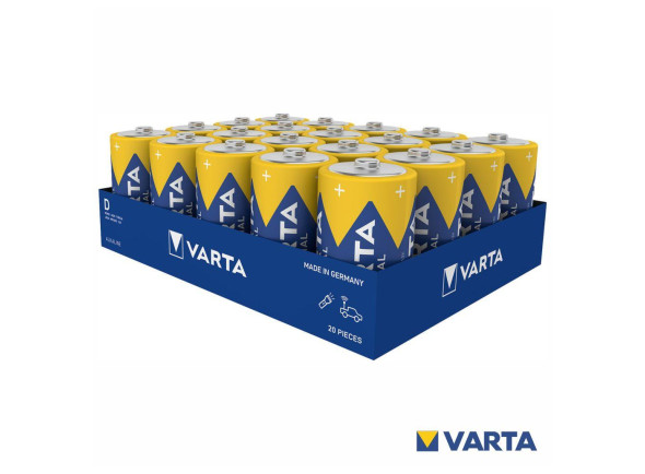 Pilha/pilas Varta  Pilha Alcalina LR20/D 1.5v 20x Industrial Pro