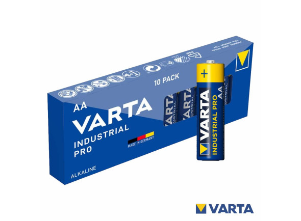 Pilha/pilas Varta  Pilha Alcalina LR6/AA 1.5V 10x Industrial Pro