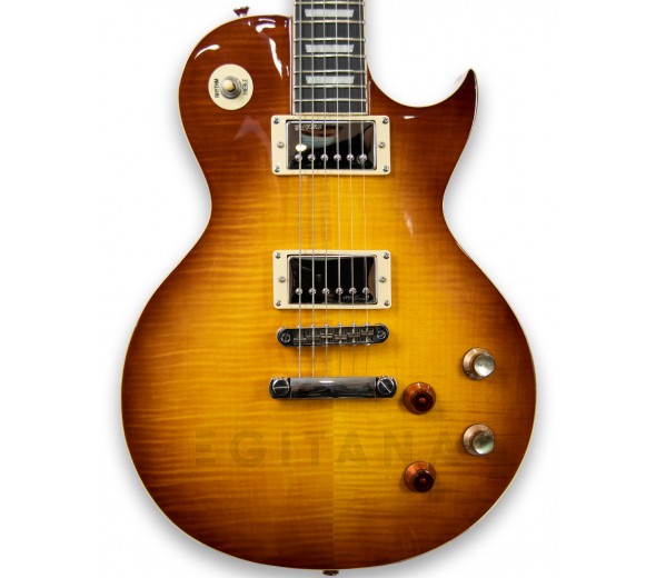 Guitarras de formato single cut Vintage V100PGM Original Finish Lemon Drop  