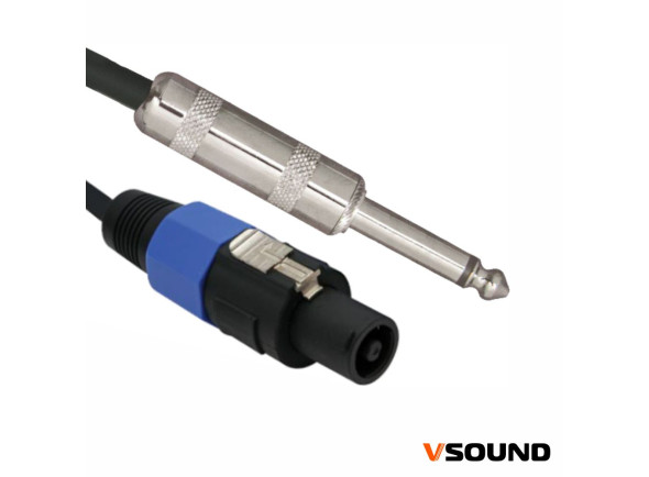 jack cables de altavoz VSOUND Cabo Pro Speakon 2p Macho / Jack 6.35mm Macho 10m jack cables de altavoz VSOUND Cabo Pro Speakon 2p Macho / Jack 6.35mm Macho 10m