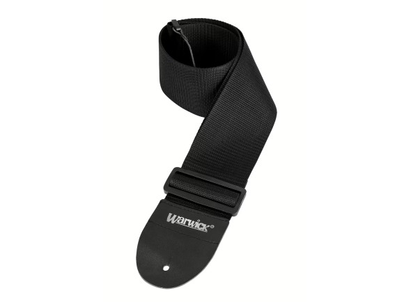  Correia de guitarra de nylon/cinturón de nailon Warwick  Nylon Bass Strap Black