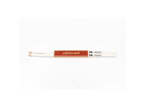 baqueta 5A Wincent  HICKORY 5ACW WHITE FINISH