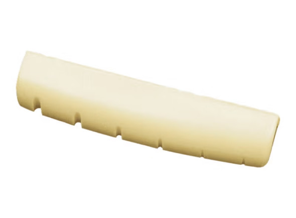 Pestana/Pestañas Yellow Parts  Pestana de plástico para guitarra acústica /1-3/4x - 5/16 “x9/32”- Efeito marfim